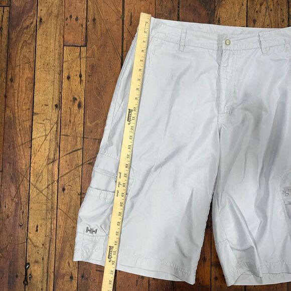 Helly Hansen Long Cargo Shorts Men's Size 34 Gray 26" Length - Picture 3 of 7
